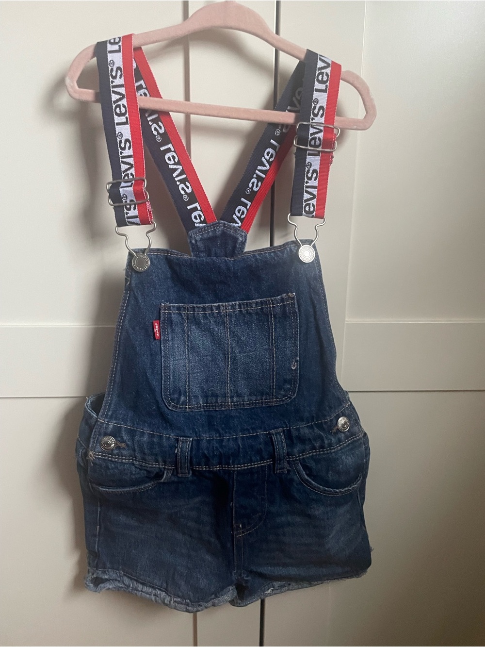Levi’s short overalls girls 6-7yo